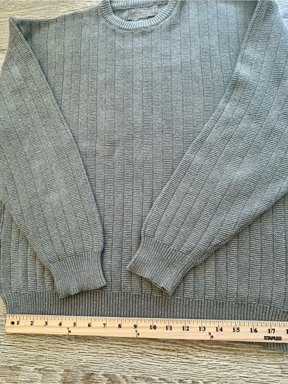 Men's Taupe/Olive Green VTG Shenandoah Knit Sweater